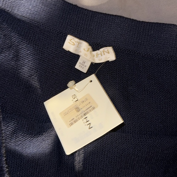 ST.JOHNS KNIT RIBBED BLUE PANTS - Picture 4 of 5